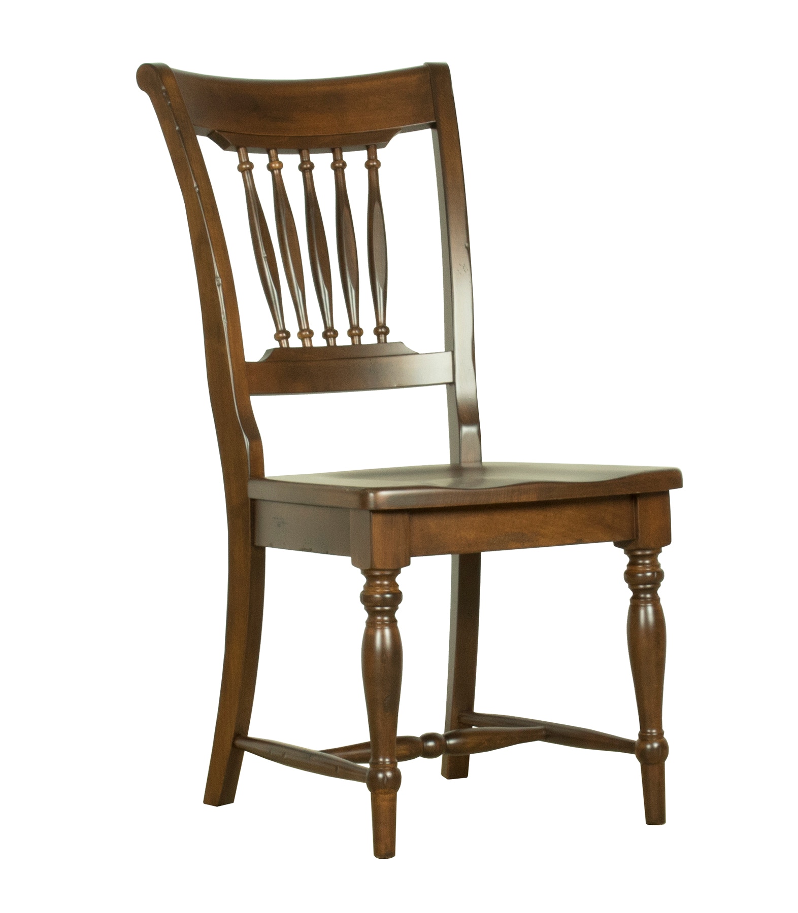  Model 21 Side Chair Wood Seat 