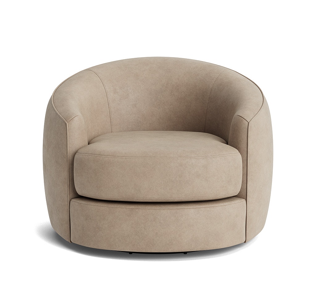  GISELLE LEATHER SWIVEL CHAIR 