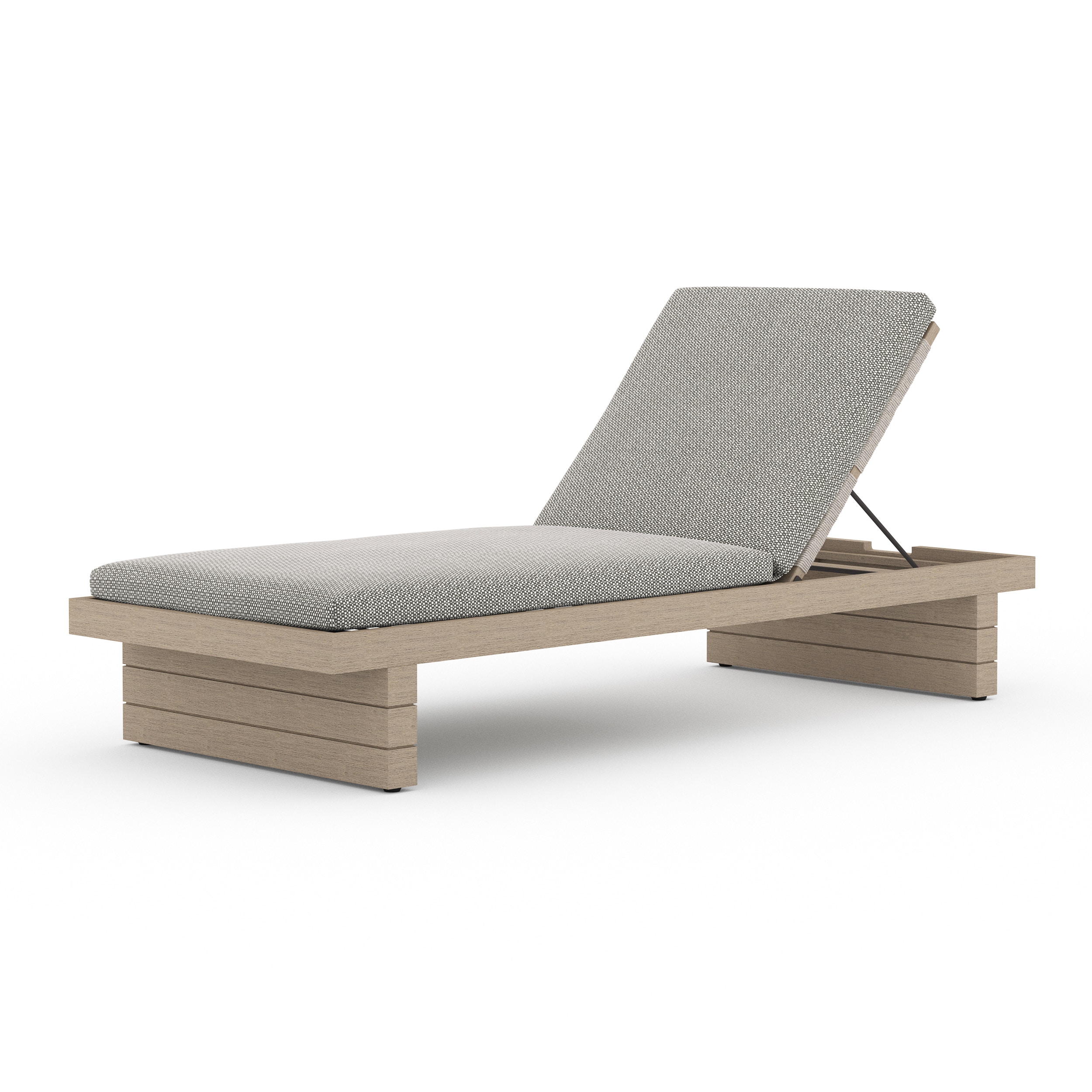  Leroy Outdoor Chaise-Brown/Faye Ash 