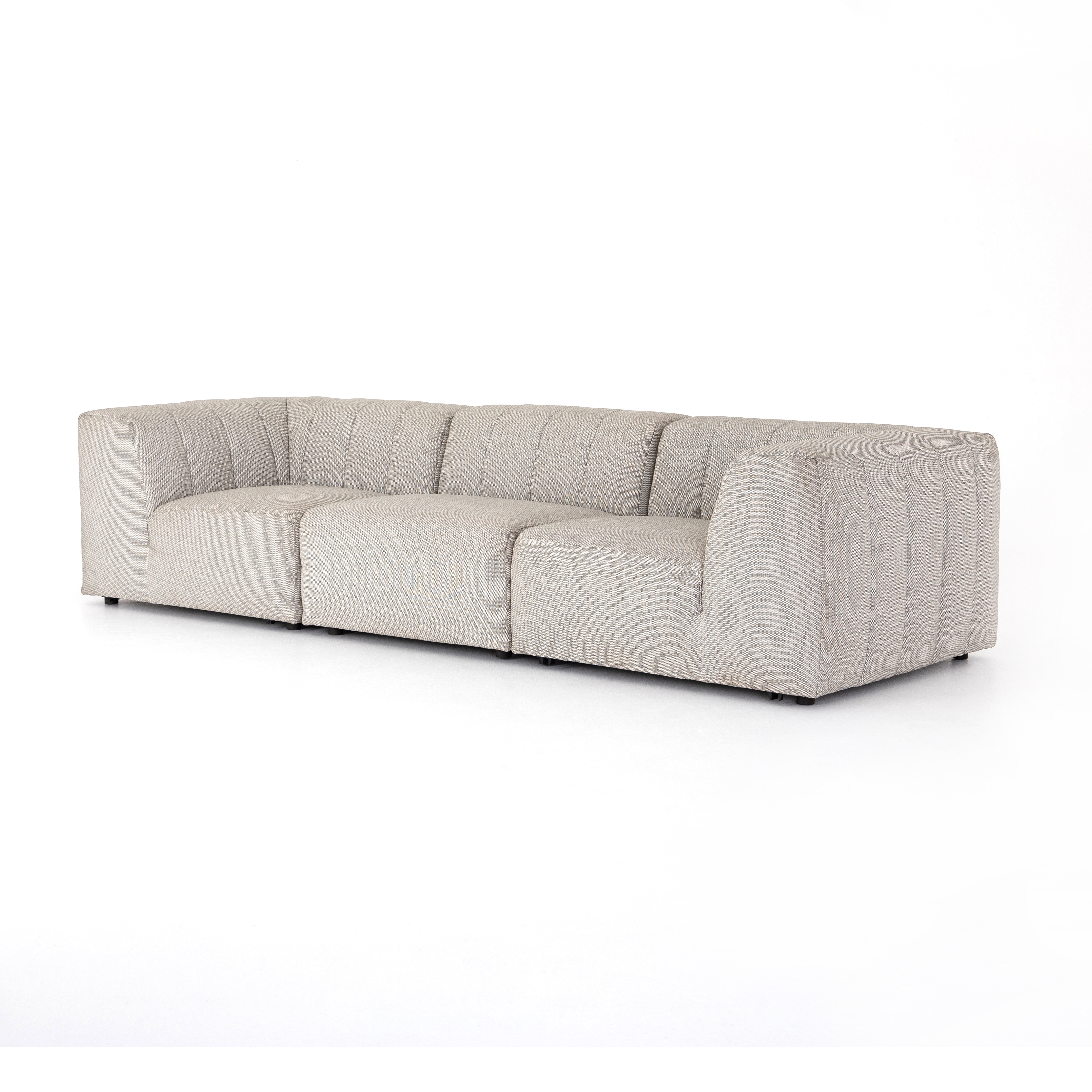  Gwen Outdoor 3 Pc Sectional 