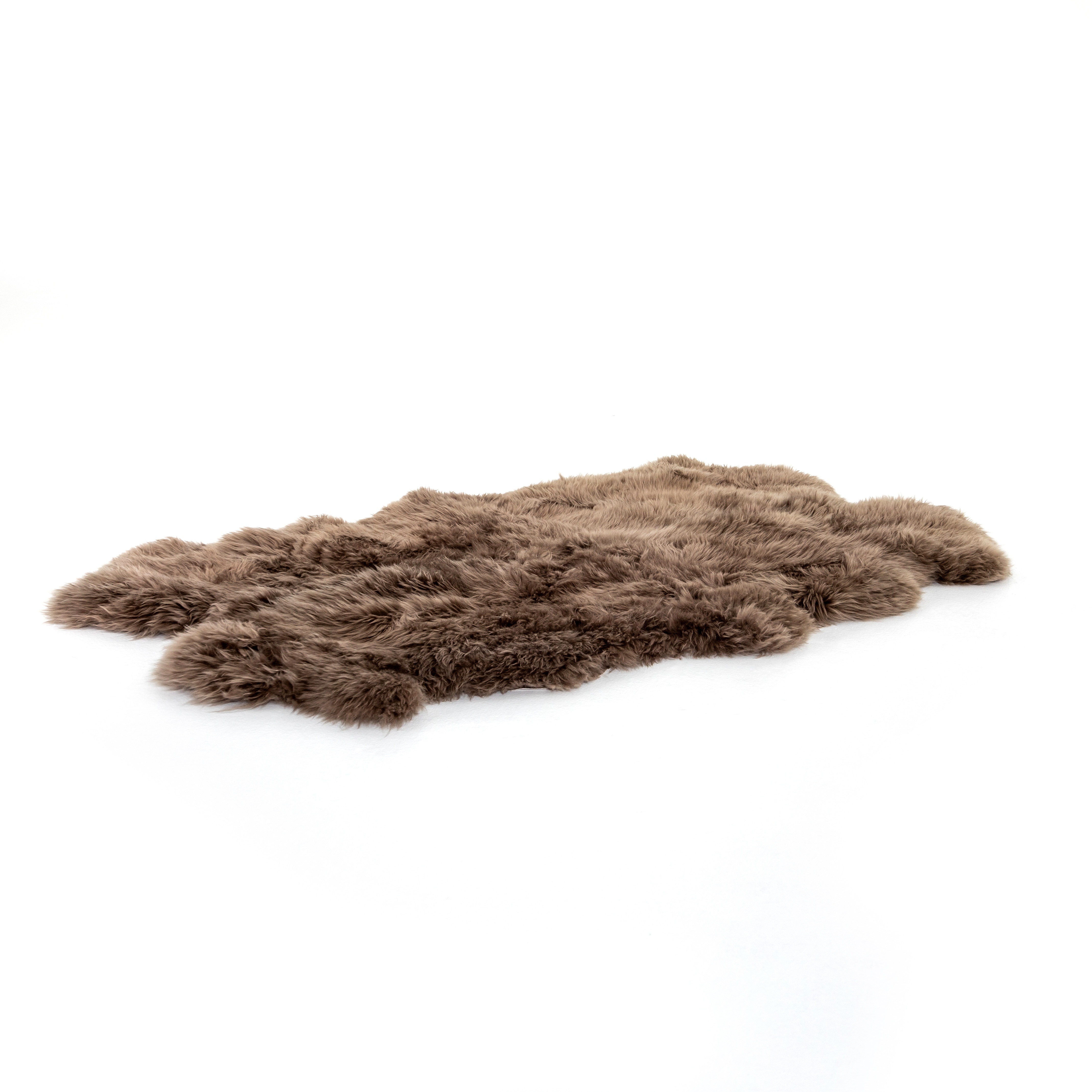  Lalo Lambskin Rug, Taupe 