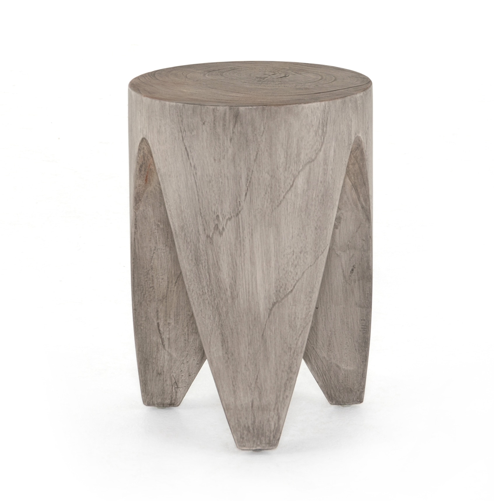  Petros Outdoor End Table-Weathered Grey 