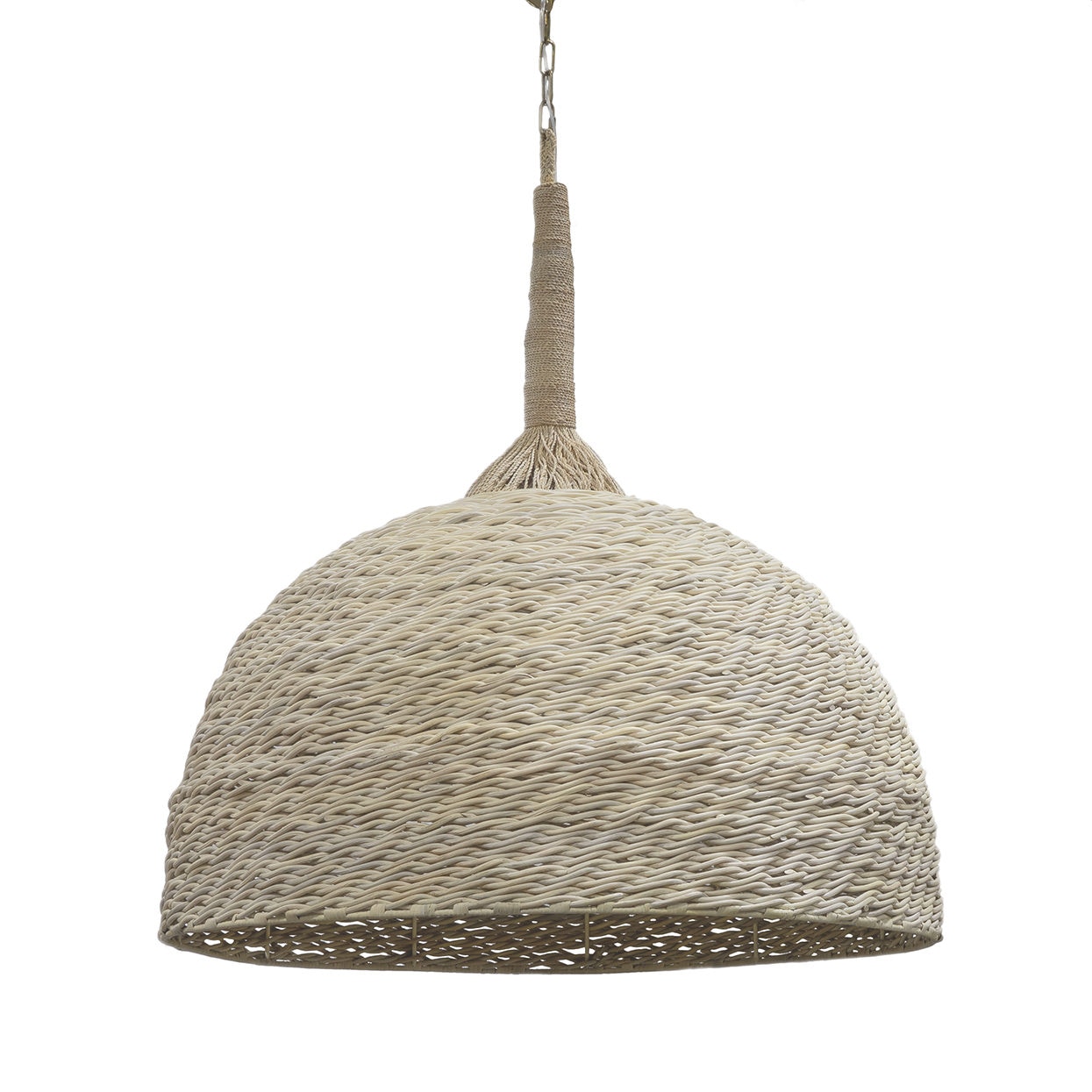  Wisteria Oversized Pendant, Whitewash 