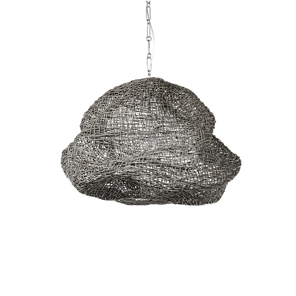  Andorra Wicker Pendant, Medium Grey 