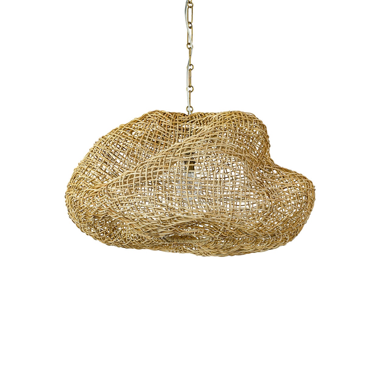  Andorra Wicker Pendant, Small Natural 