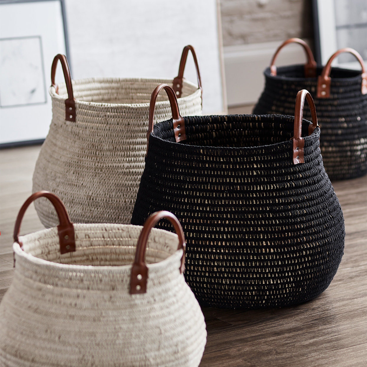  Cairo Basket White Large 