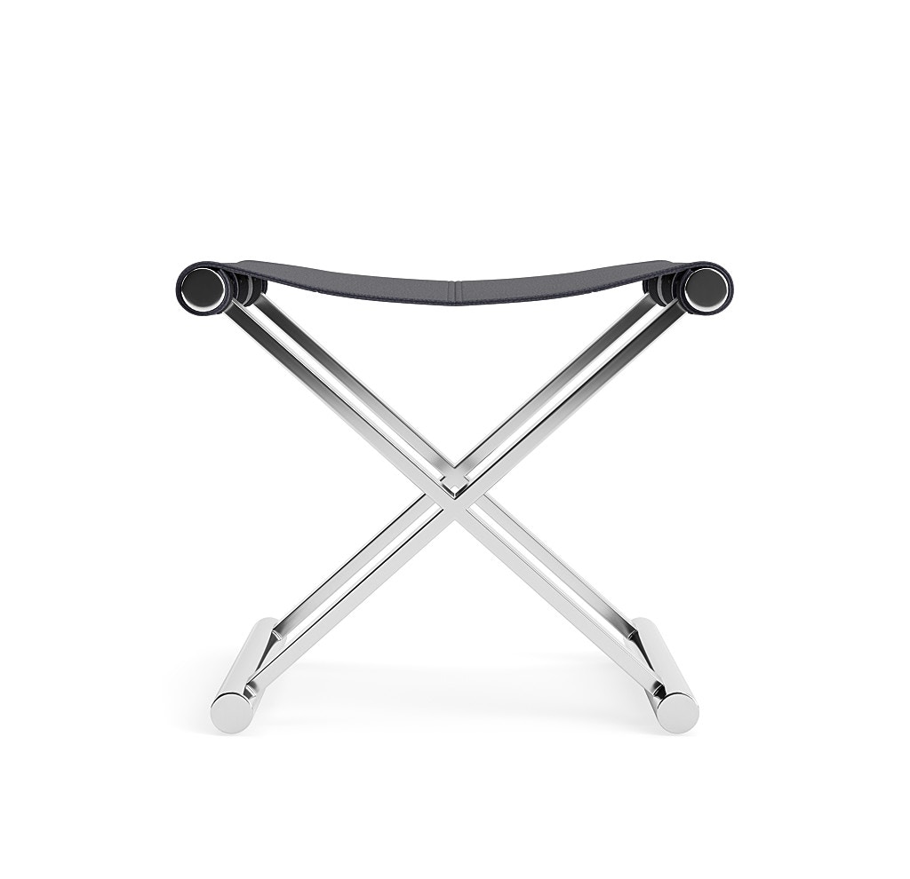  X-BASE LEATHER STOOL 