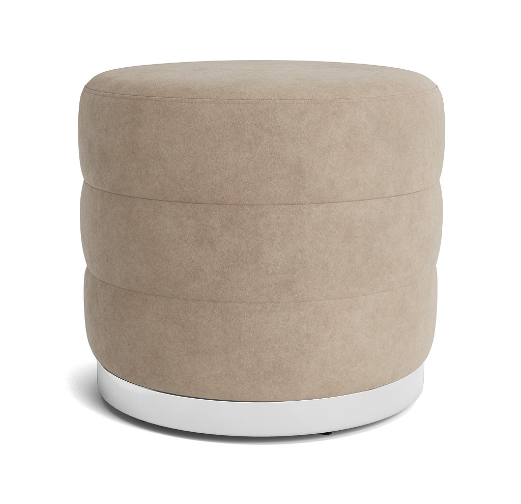  Gemma Leather Ottoman 