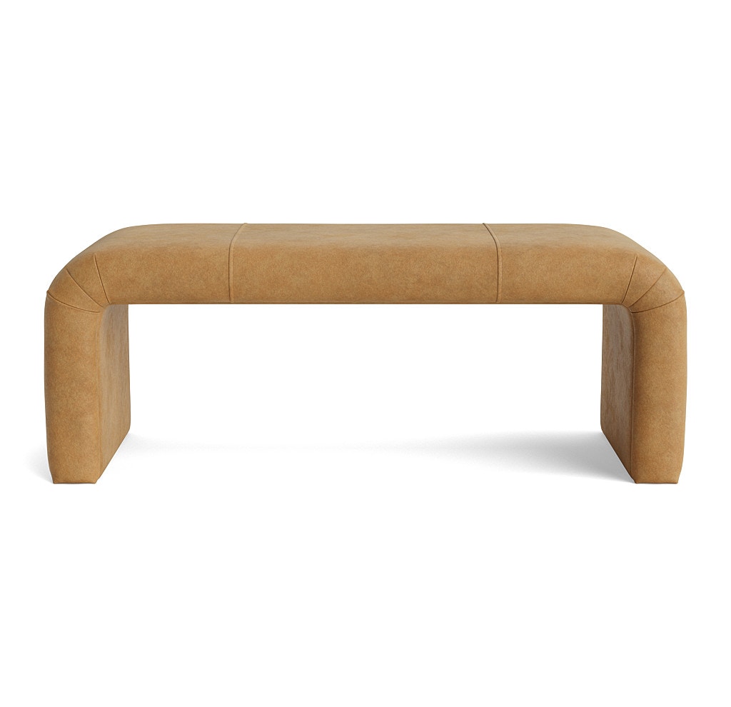  CALLAN LEATHER BENCH 
