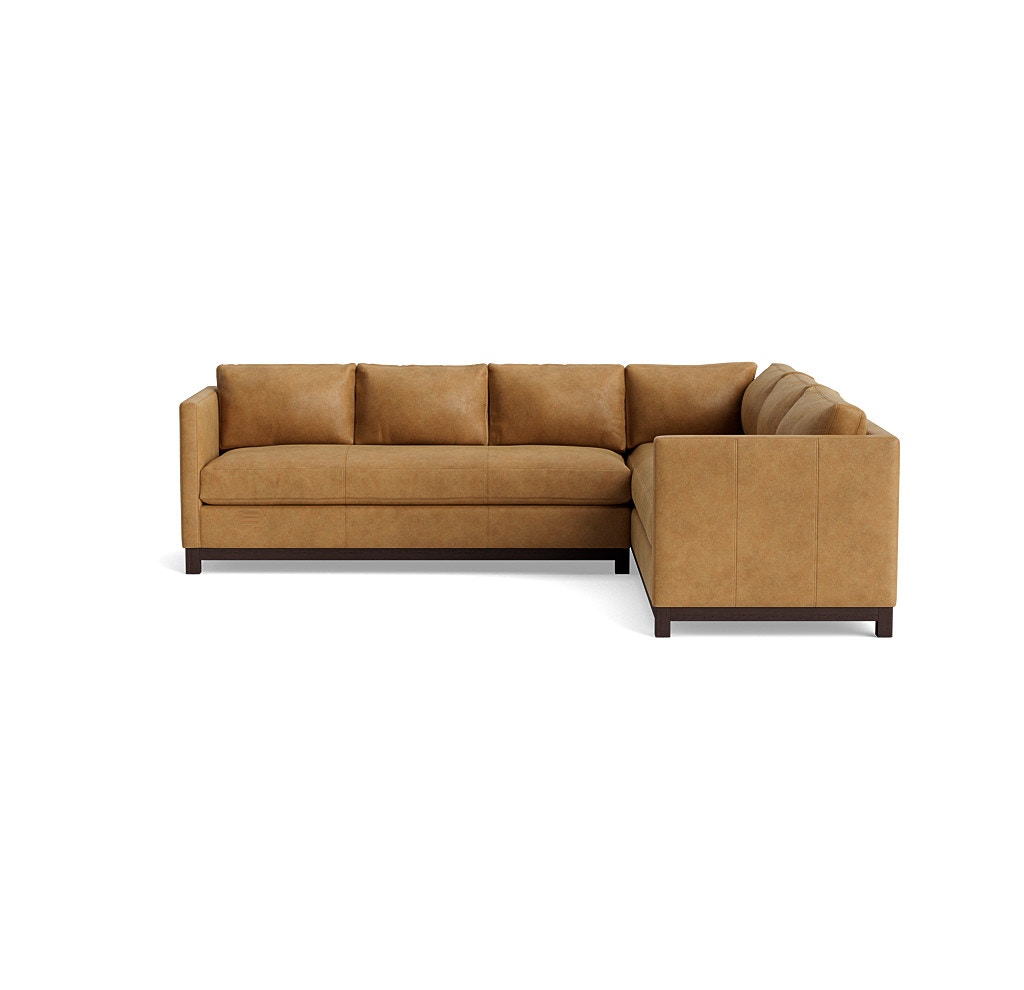  Clifton Leather Left Arm Sofa Sectional 
