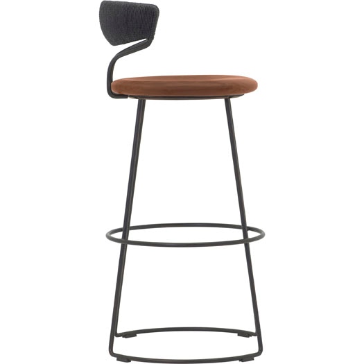 danish cord swivel counter stool