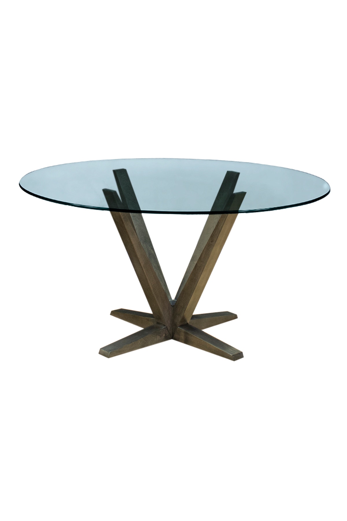  Aura Glass Top Dining Table 