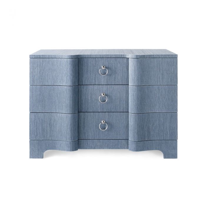  Bardot Large 3 -Drawer, Navy Blue 