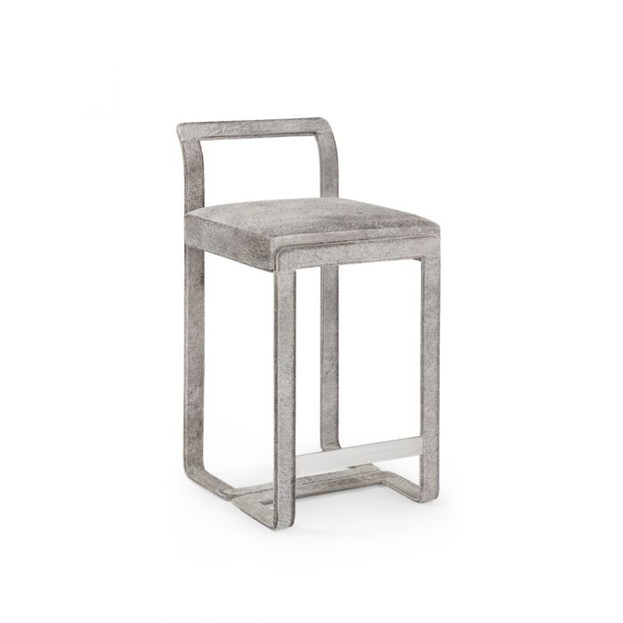  Baltar Counter Stool, Gray 