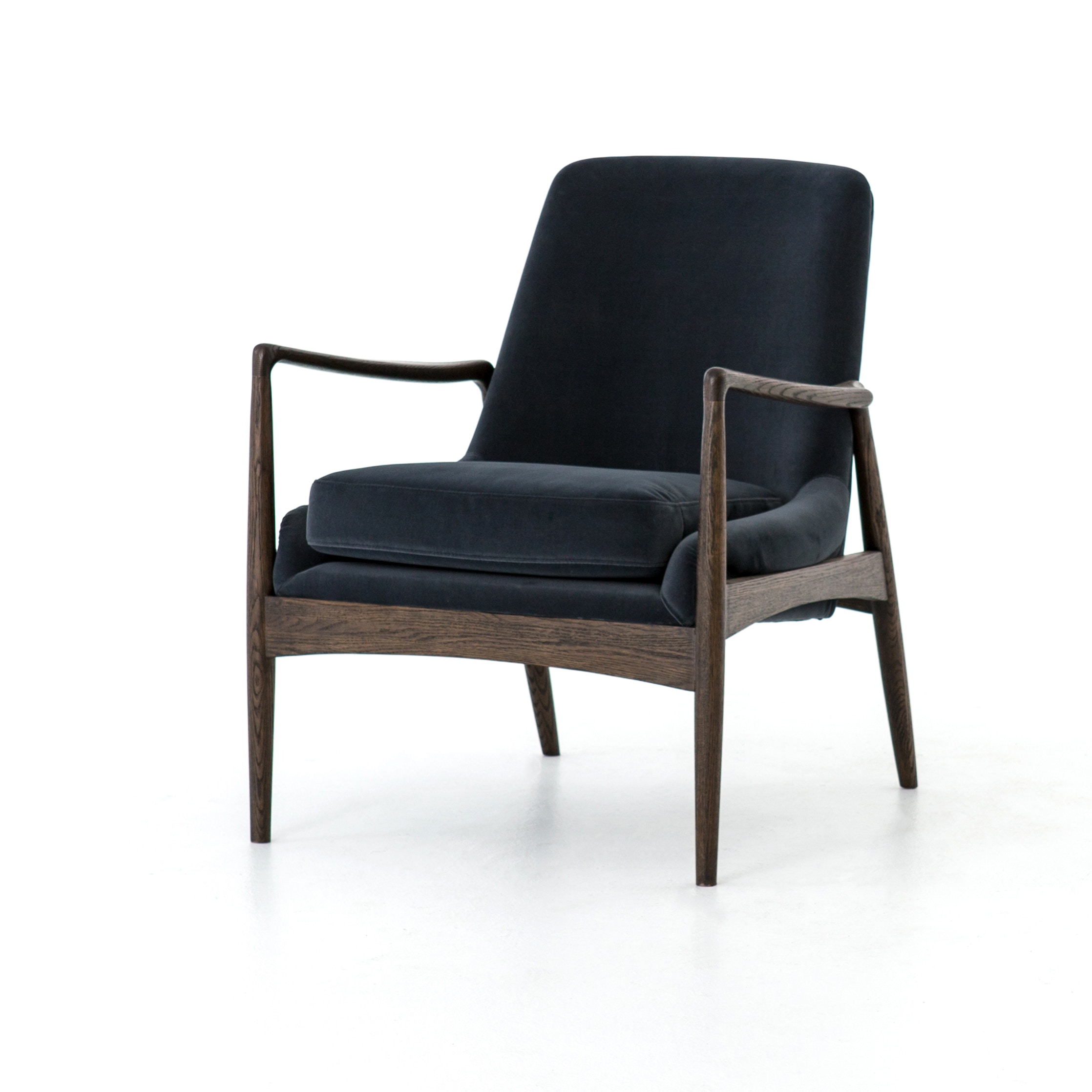  Braden Chair-Modern Velvet Shadow 