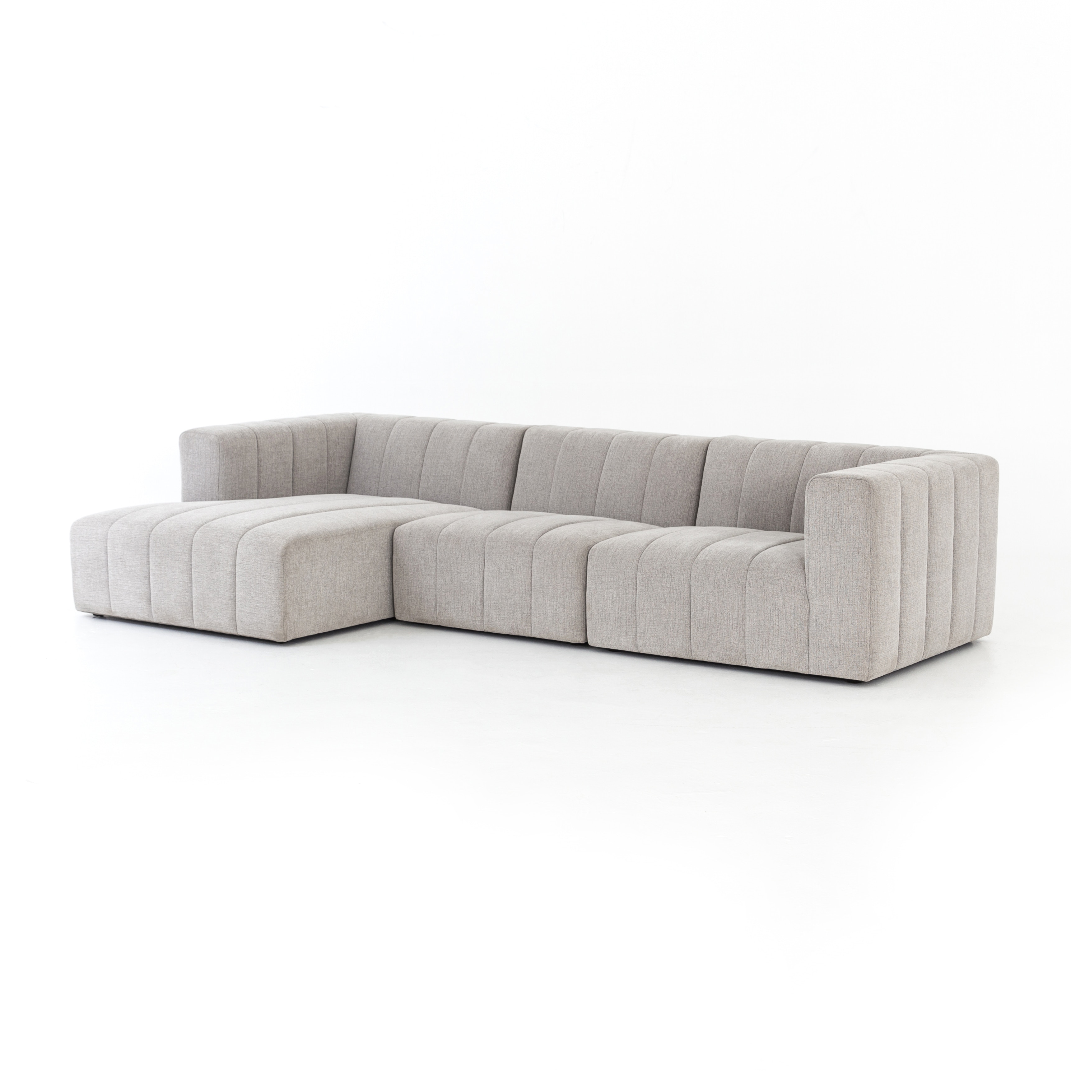  Langham Channeled 3-Pc Sectional-Laf Ch 