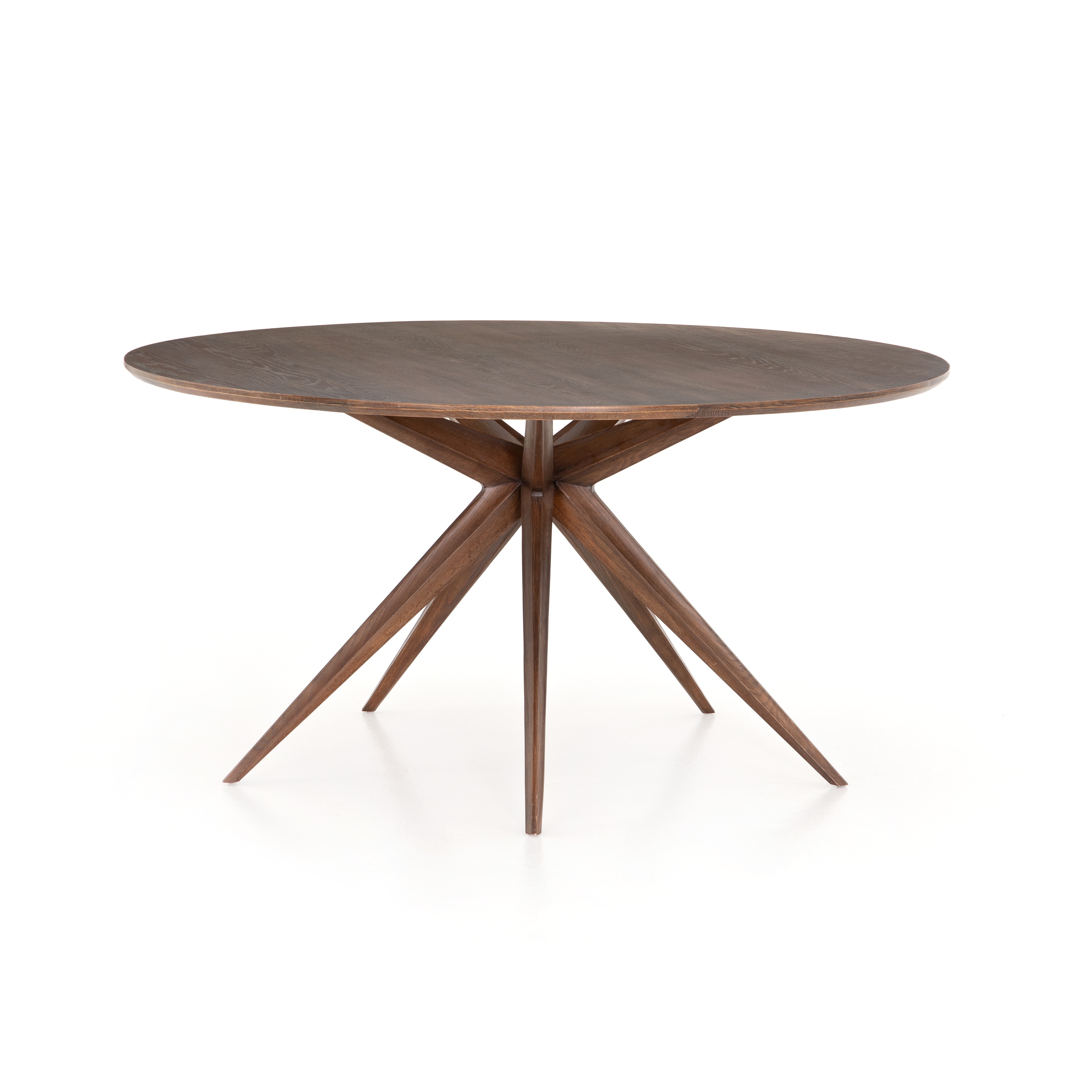  Hewitt 59 Round Dining Table-Acorn 