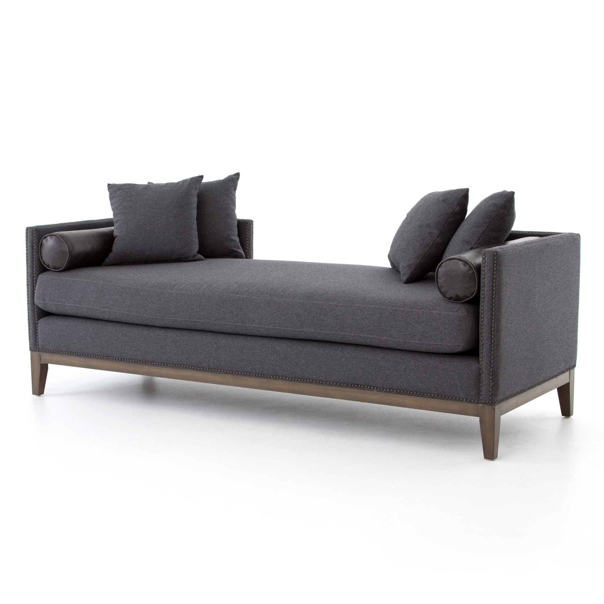  Mercury Double Chaise-Charcoal Felt 