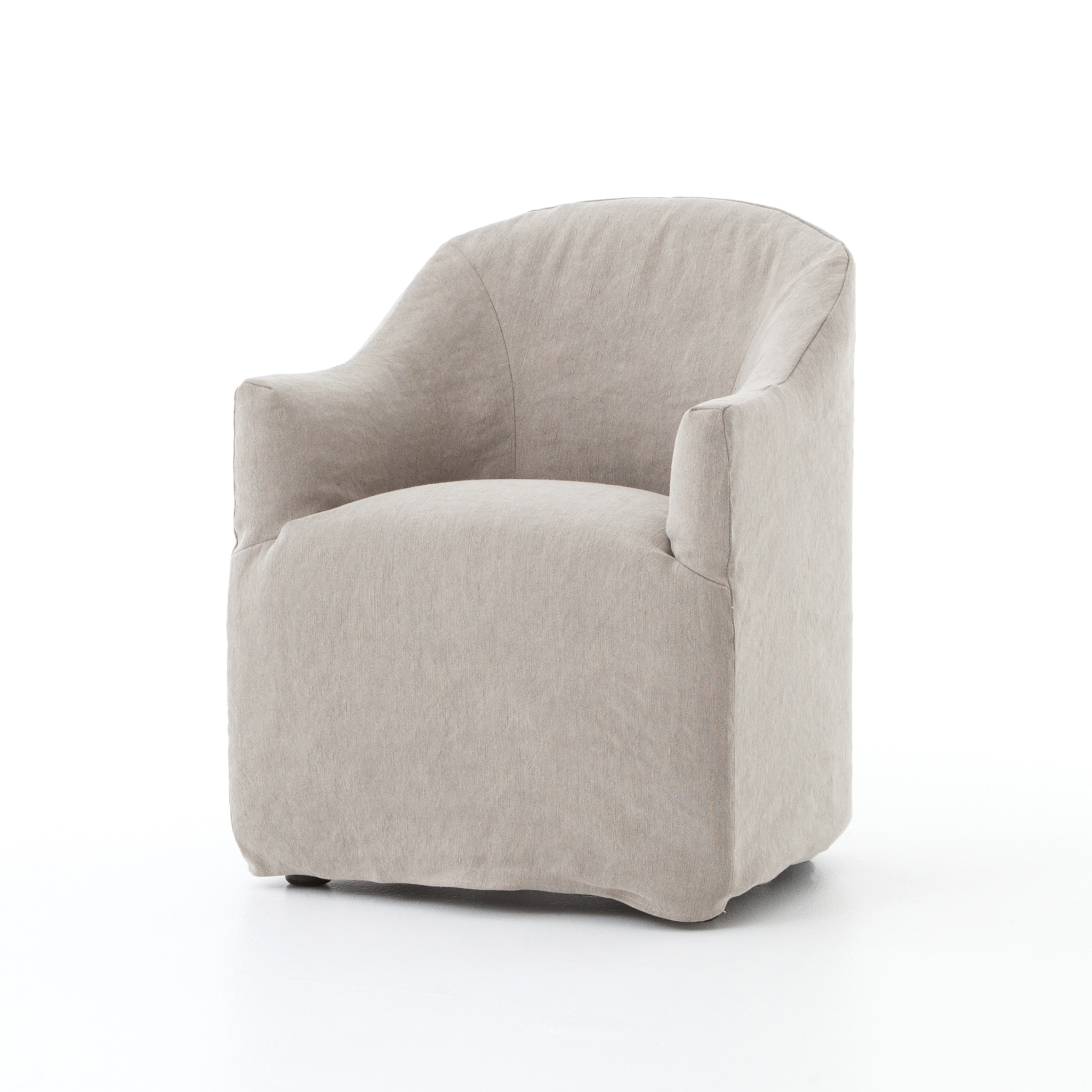  Cove Dining Chair-Heather Twill Stone 