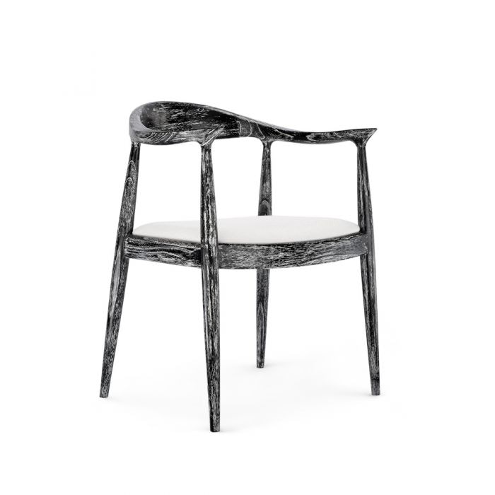  Danish Armchair, Black 