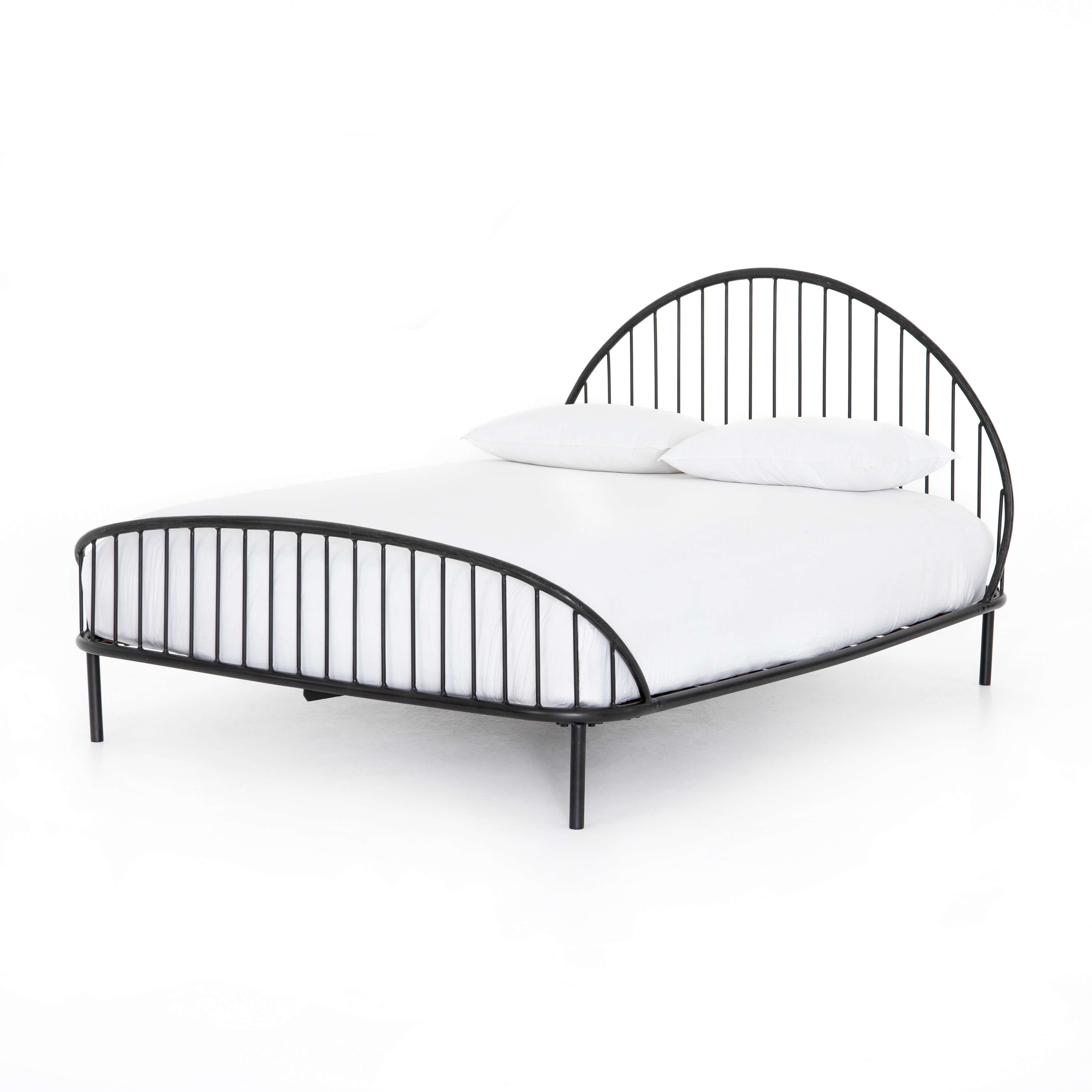  Waverly Iron Queen Bed-Vintage Black 