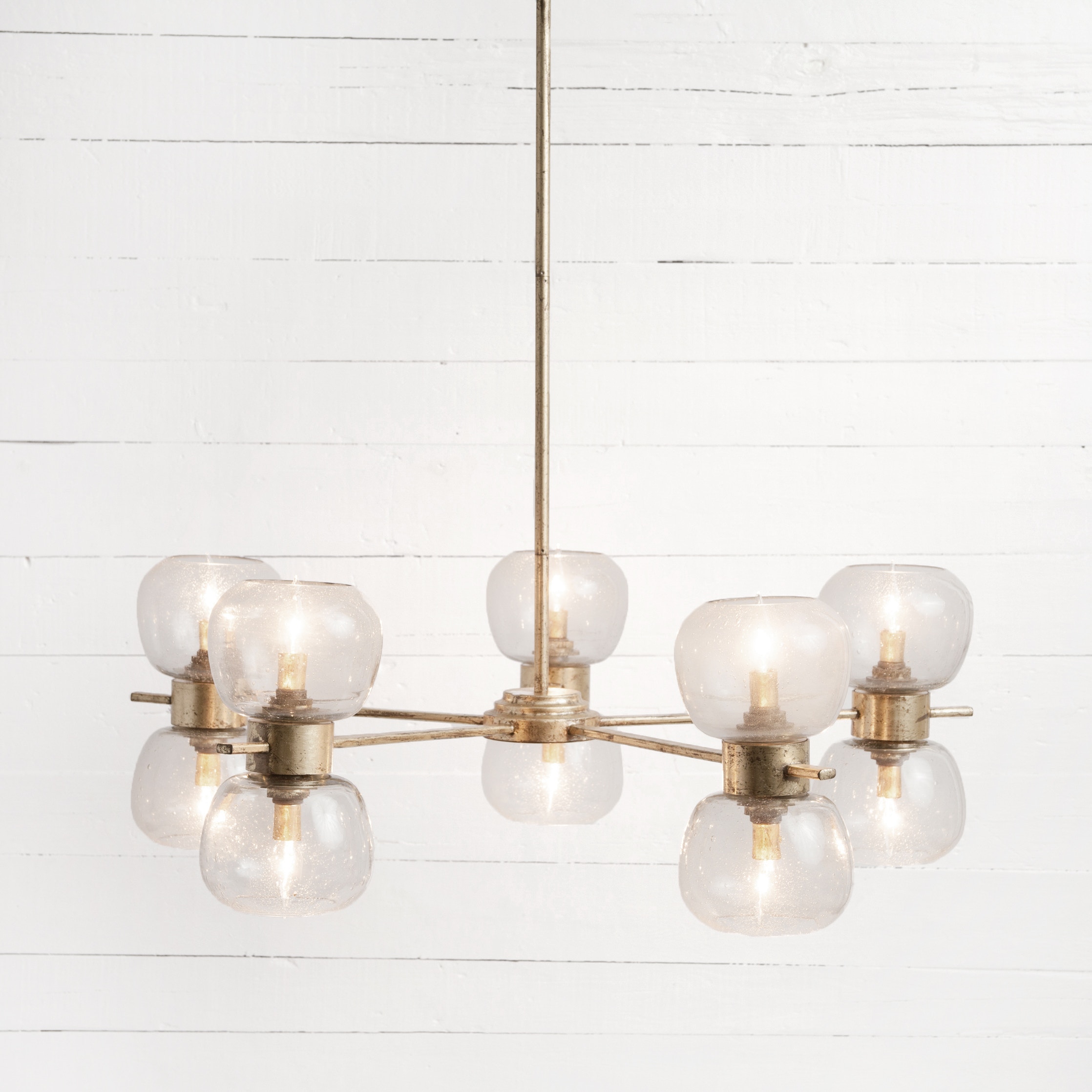  Pearson Chandelier-Gold Leafed Iron 