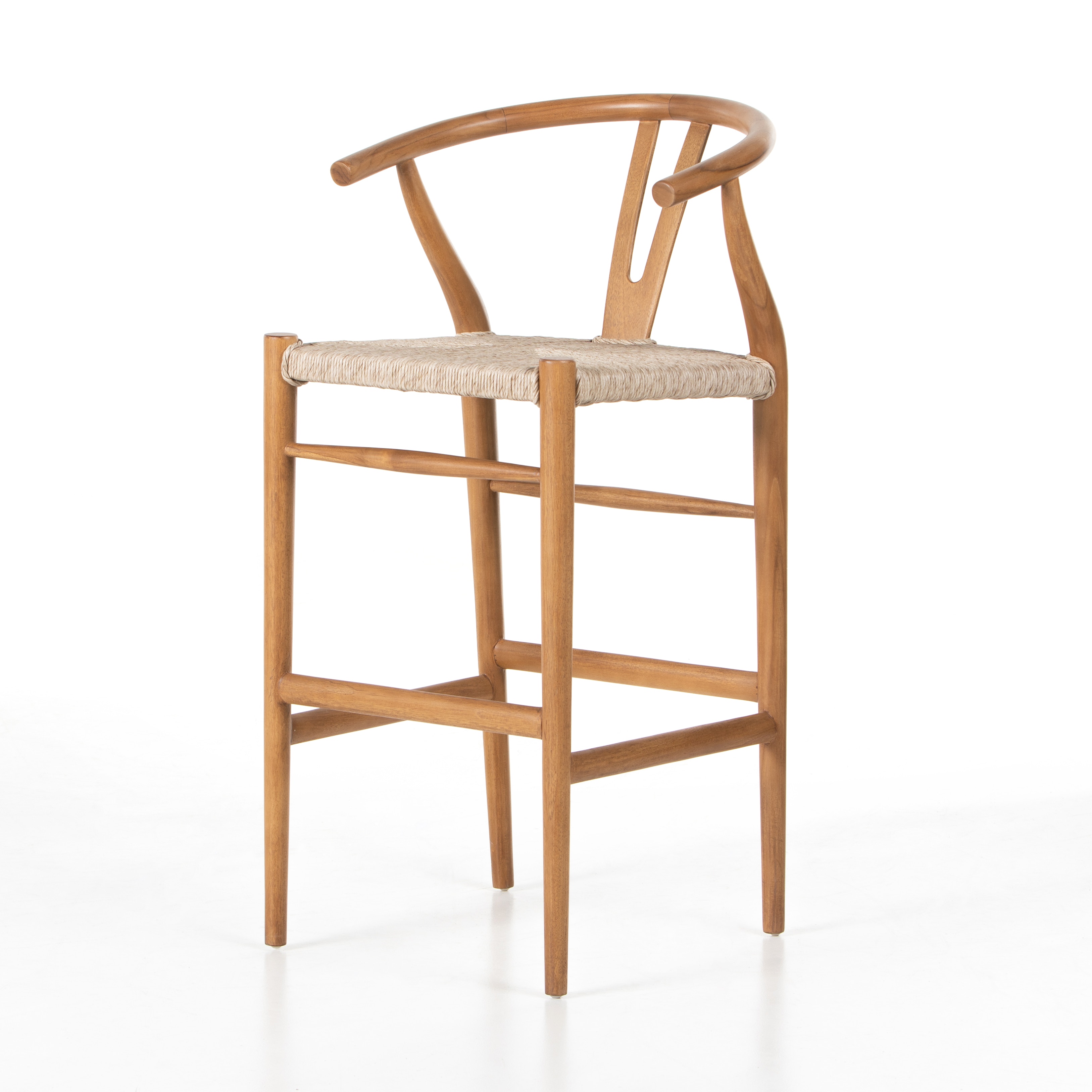  Muestra Bar Stool-Matte Sealed Teak 