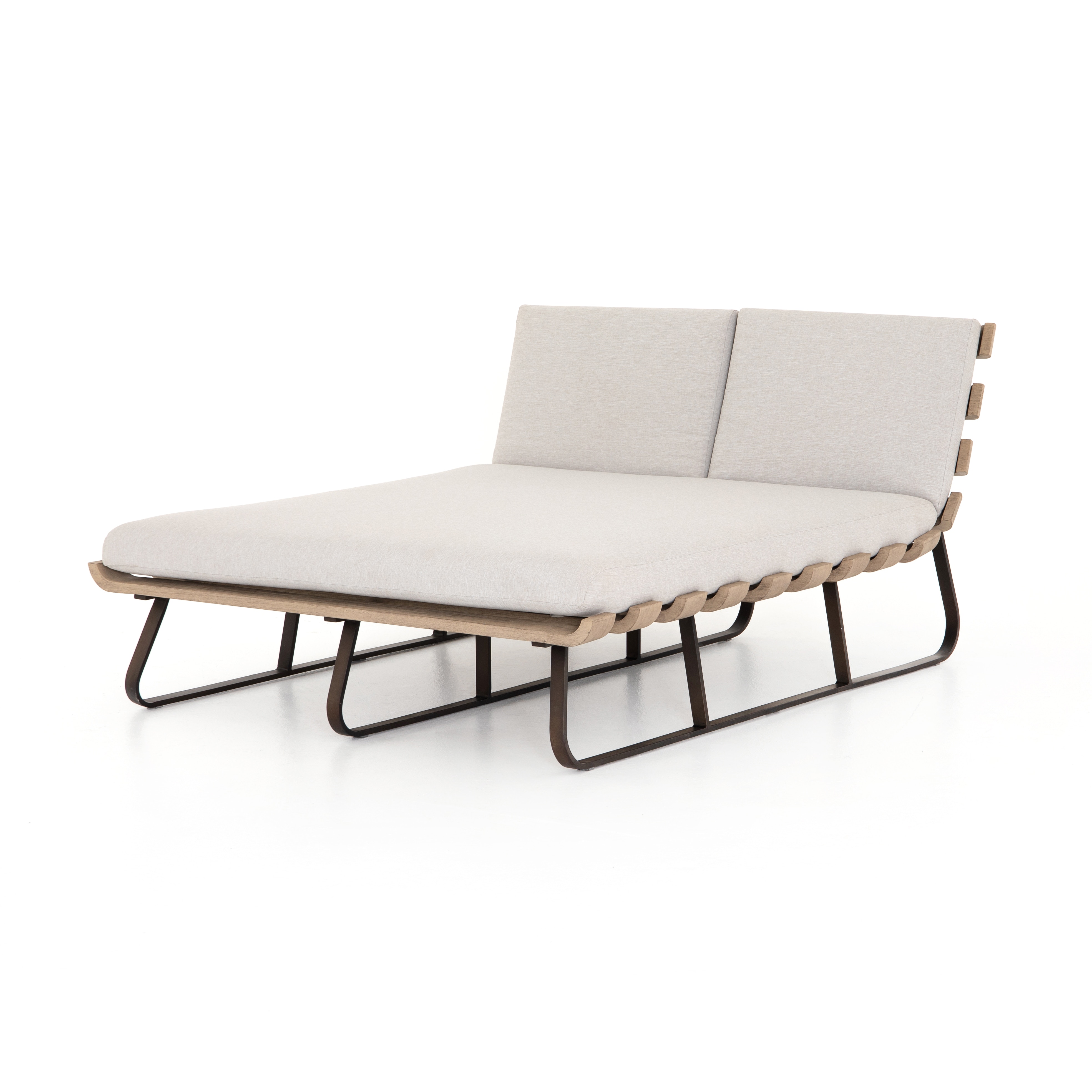  Dimitri Outdoor Double Chaise-Stone Grey 