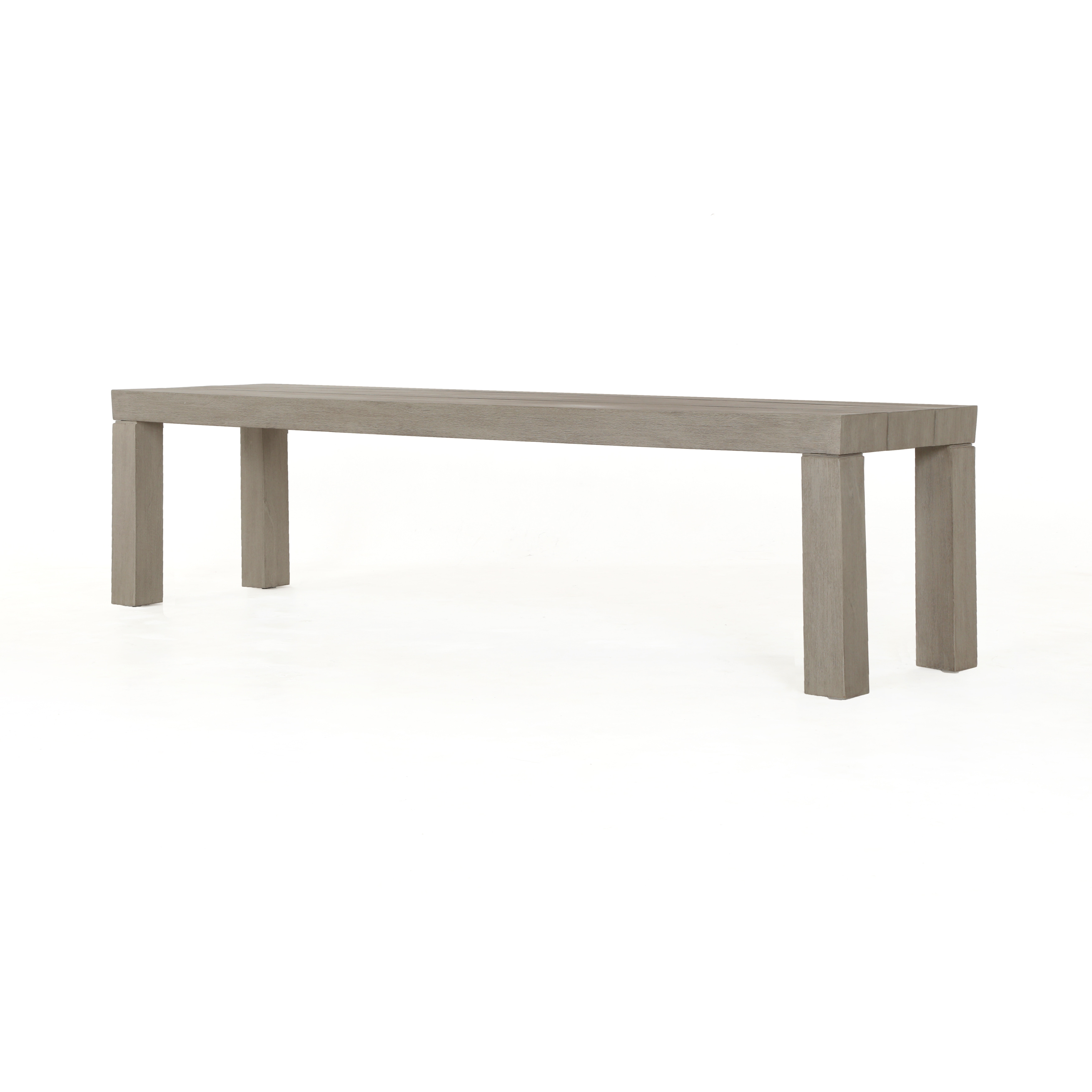  Sonora Outdoor Dining Bench-72-Grey 