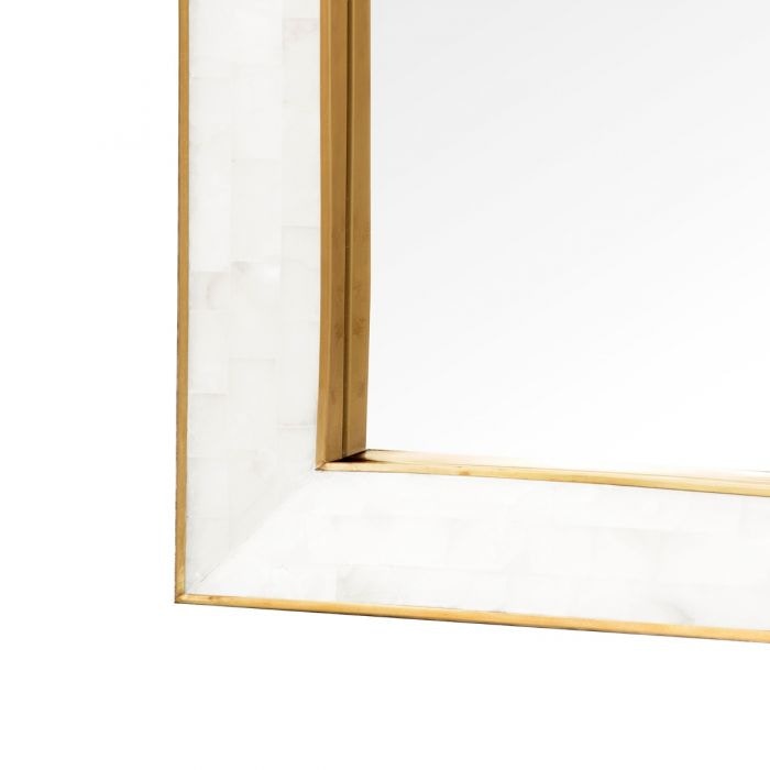  Leighton Mirror, White 