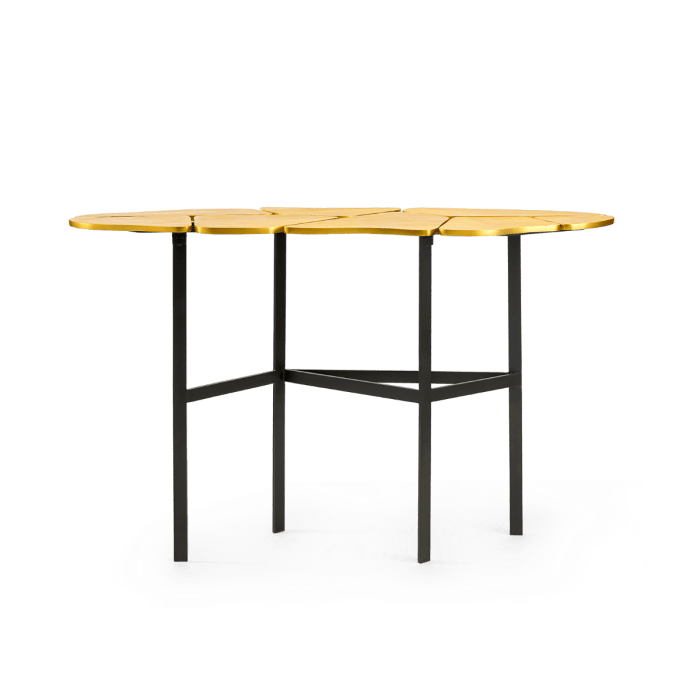  Lily Console Table, Gold 