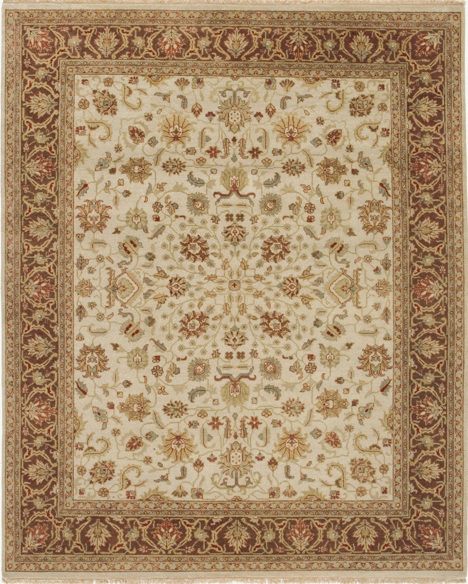 Studio 882 Rugs Floor Coverings Kashan Ivory Brown S882 618 Studio 882 Glen Mills Pa Across