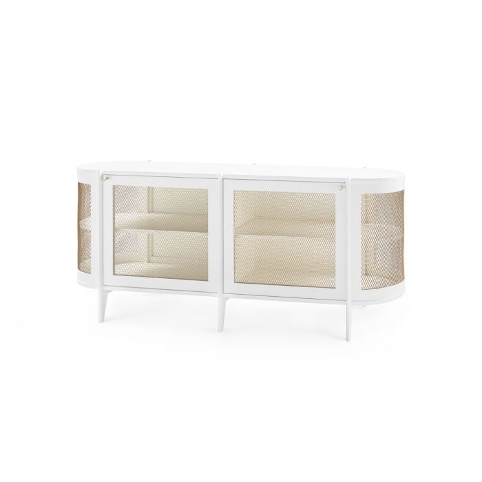  Nadia 2-Door Cabinet, White 