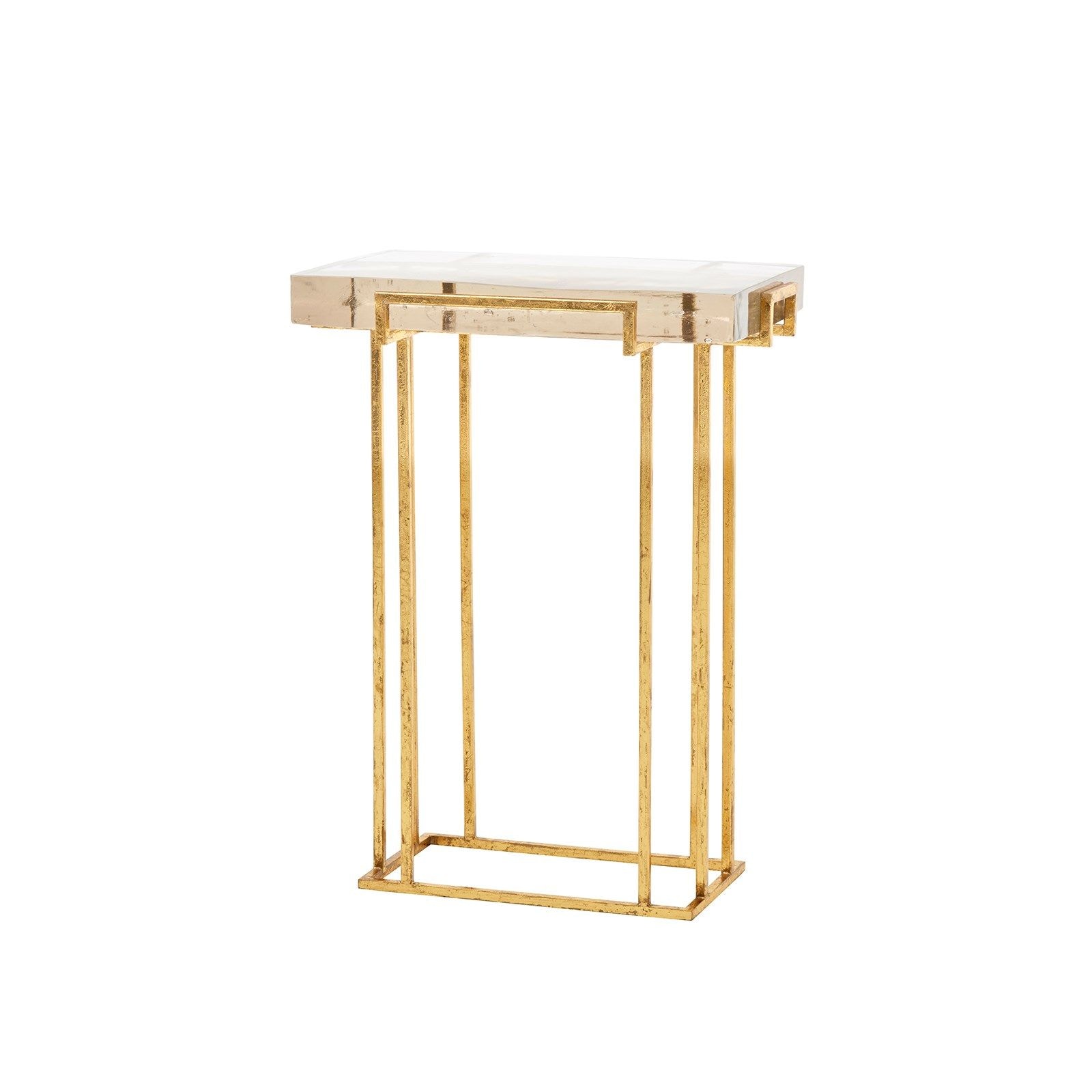  Prism Side Table, Gold 