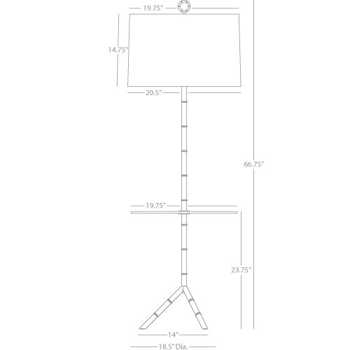 jonathan adler meurice floor lamp