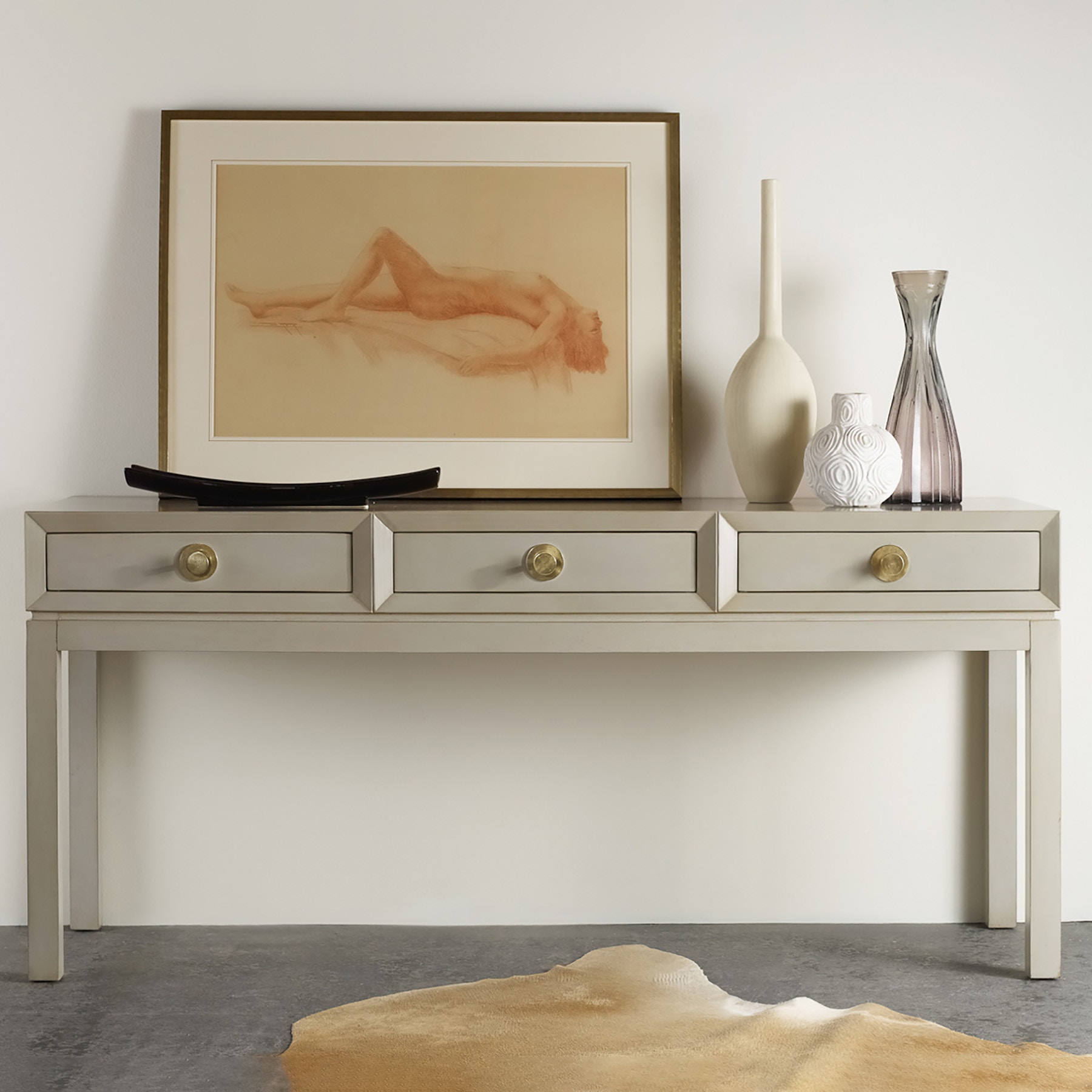  Mod Three Drawer Console 