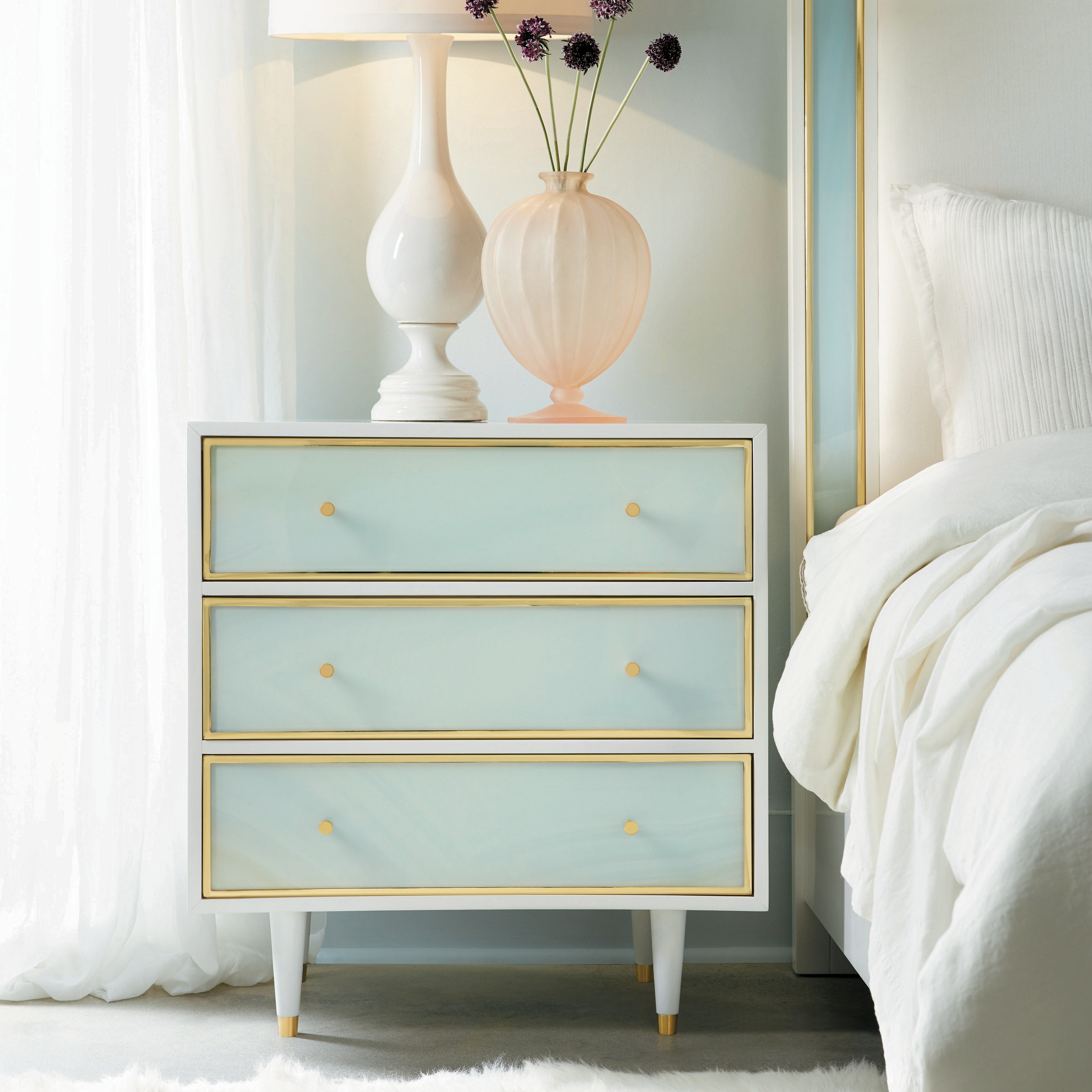  Seaglass Bedside Chest 