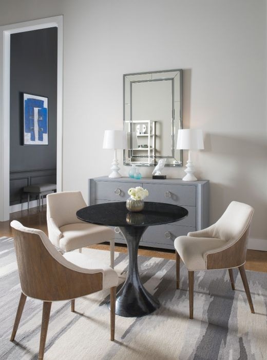  Stockholm 36 Center Table Top, Black and Gold 