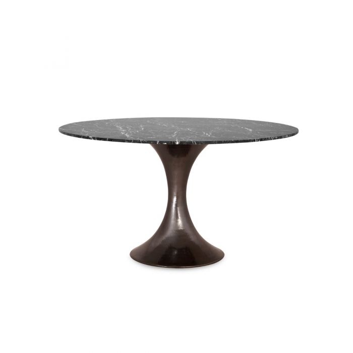  Stockholm 52 Dining Table Top, Black and White 