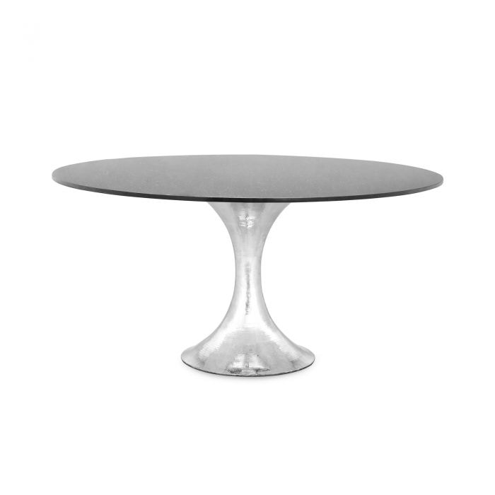  Stockholm 60 Dining Table Top, Black and Gold 