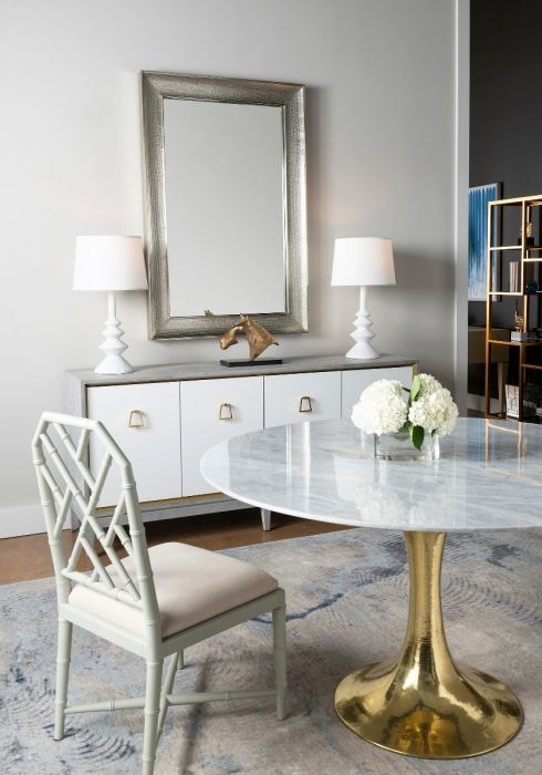  Stockholm 60 Dining Table Top, White 