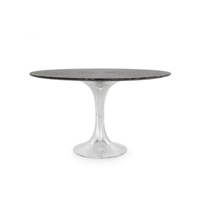  Stockholm 52 Dining Table Top, Black Cerused 