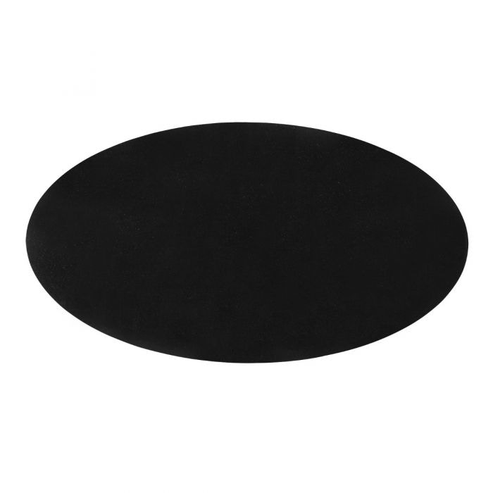  Stockholm 79 Oval Dining Table Top, Black and Gold 