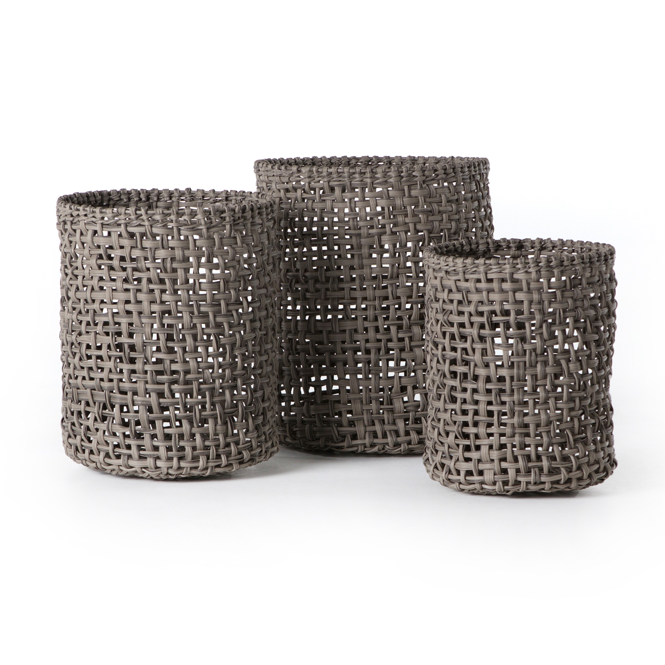  Natural Baskets (set Of 3) 