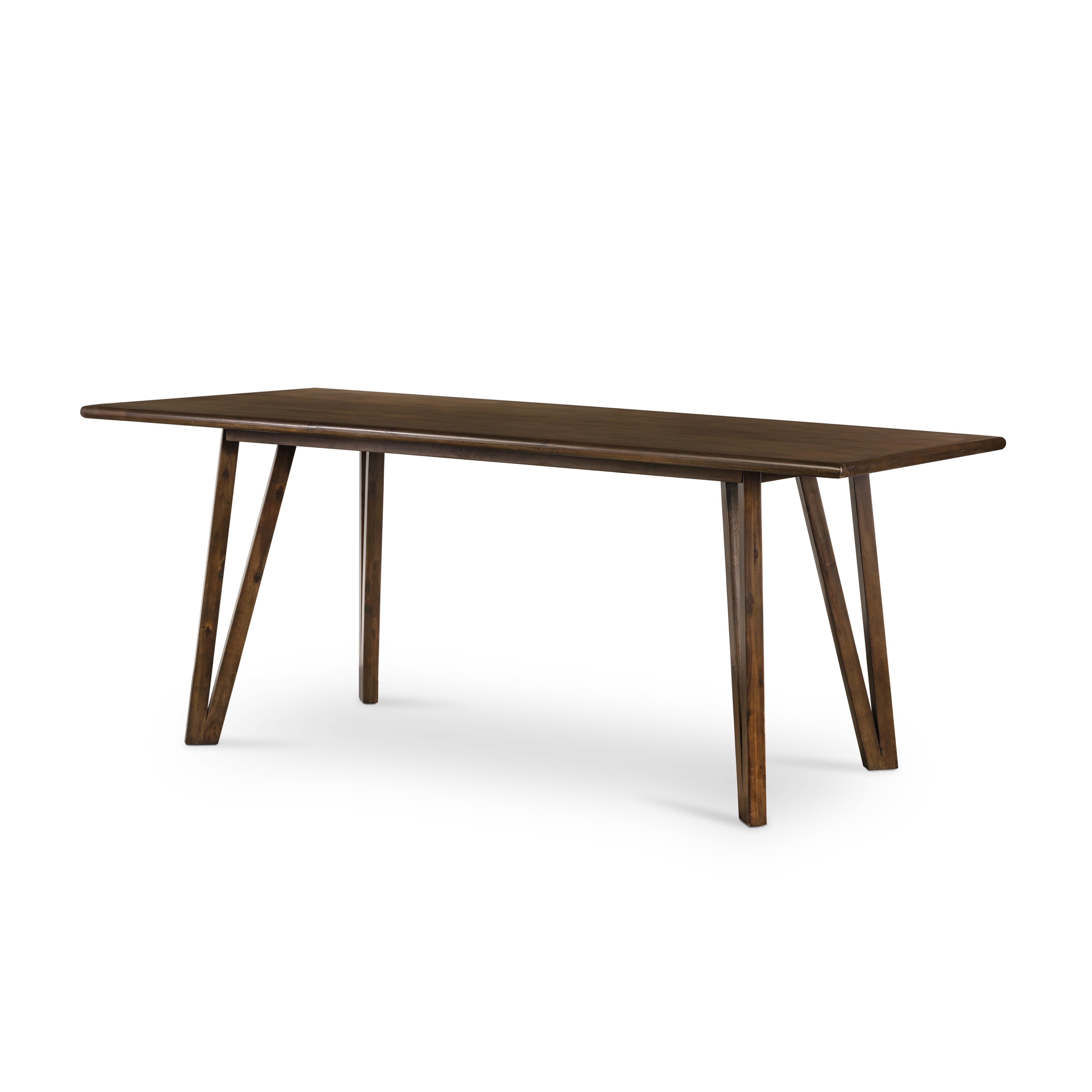 Leah Dining Table-Rubbed Brown 