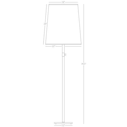 Robert Abbey Lamps And Lighting Rico Espinet Buster Floor Lamp Ra
