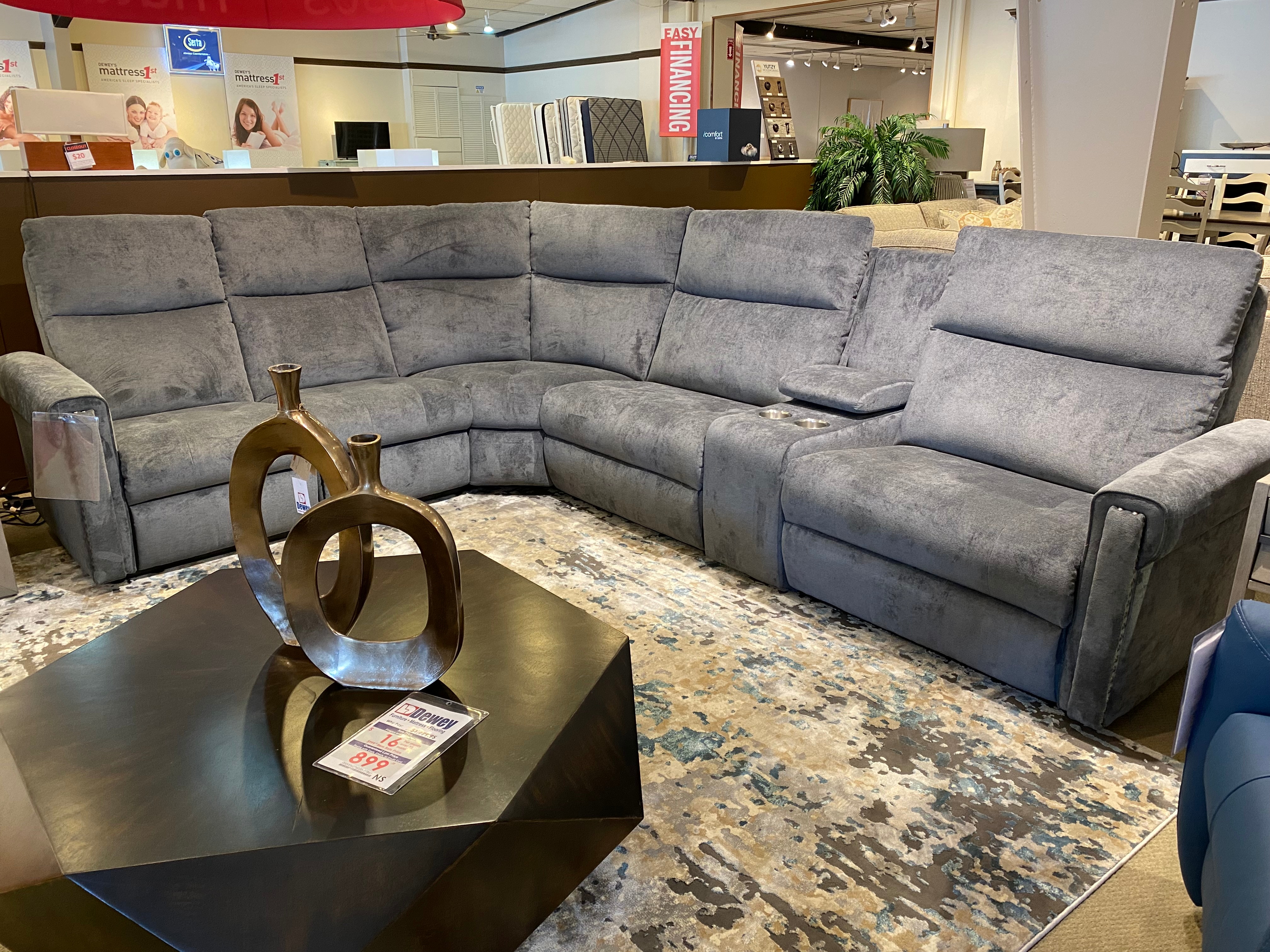 elran reclining sectional sofa