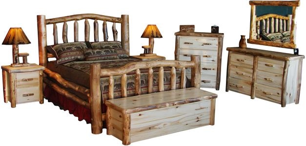 solid wood dresser and nightstand set