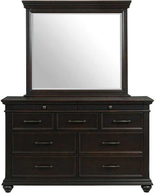 Shop Our Slater Black Dresser Mirror By Elements International Sr800dm Joe Tahan S Furniture