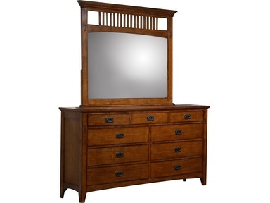 Mission 2024 oak dresser